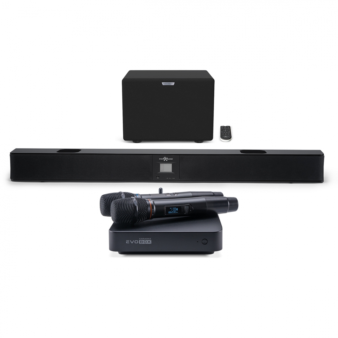 караоке-комплект EVOBOX Plus + EvoSound Bar (саундбар с караоке) в Чебоксарах