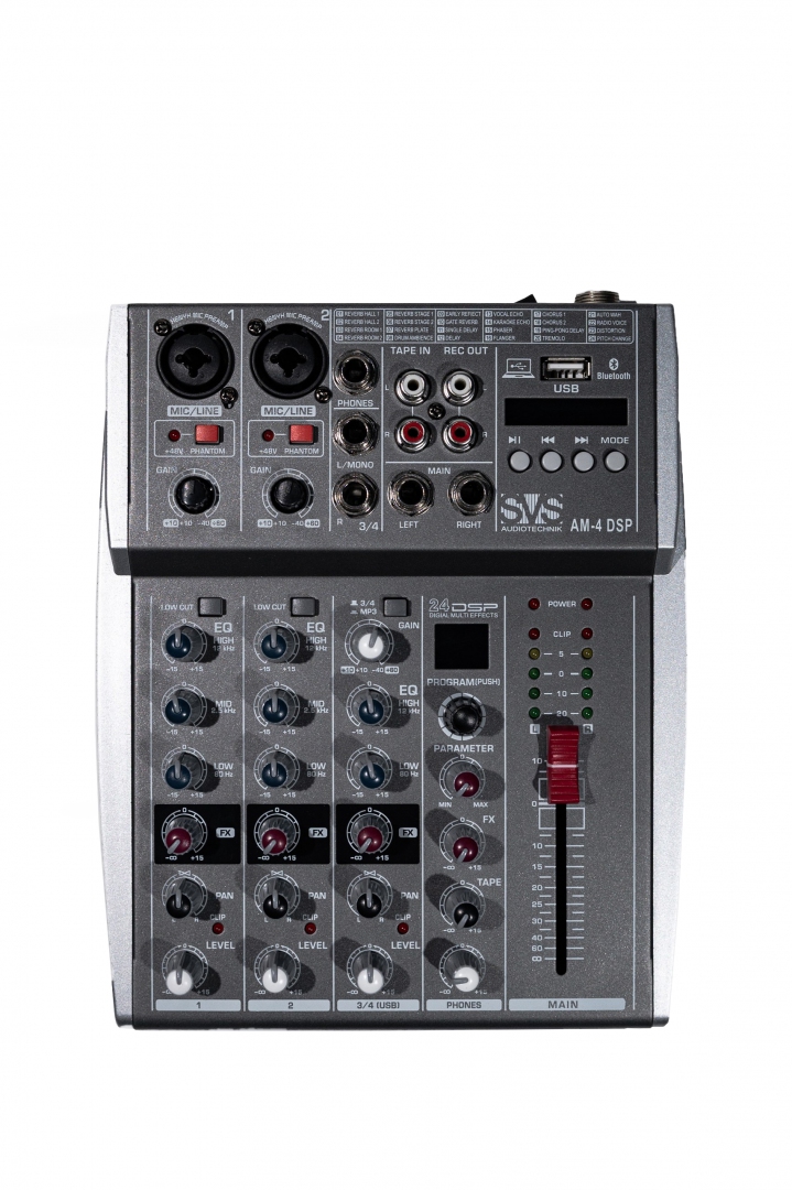 SVS Audiotechnik mixers AM-4 DSP Аналоговый микшерный пульт, 4-канала в Чебоксарах